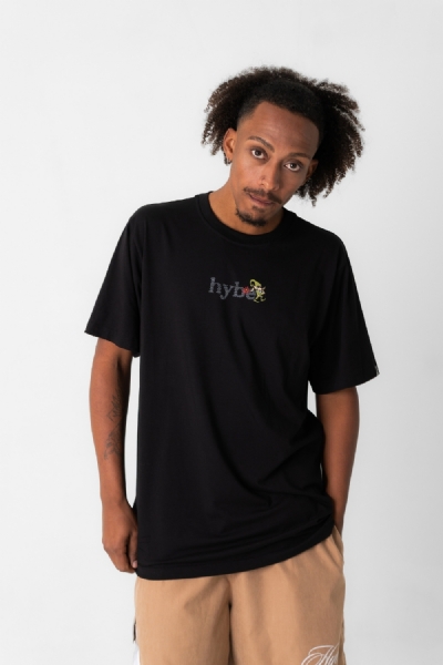 CAMISETA HYBE DUENDE PRETA