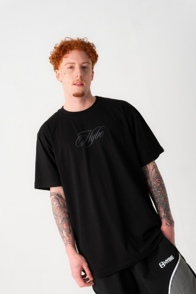 CAMISETA HYBE DONT GET LOST PRETA