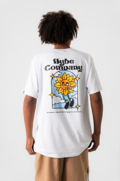 CAMISETA HYBE FLY FREE BRANCA